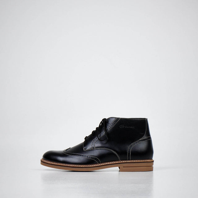 Black Ankle Boots 424 – Water-Repellent Chukka Boots, Made in Estonia | Comfortable & Stylish - Hilstor