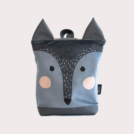 Kids Backpack – Wolf Design for Little Explorers – Made in Europe - Hilstor